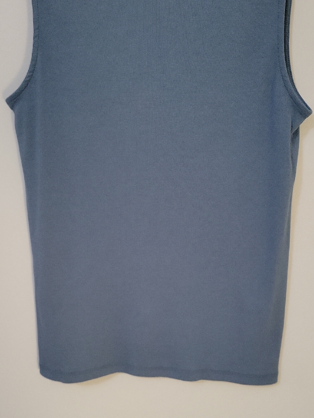 Rachel Zoe Sleeveless Ribbed Knit Tank Top, Size Large - Picture 4 of 8